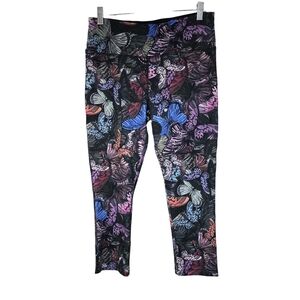 Vogo Athletica Butterfly Print Leggings L